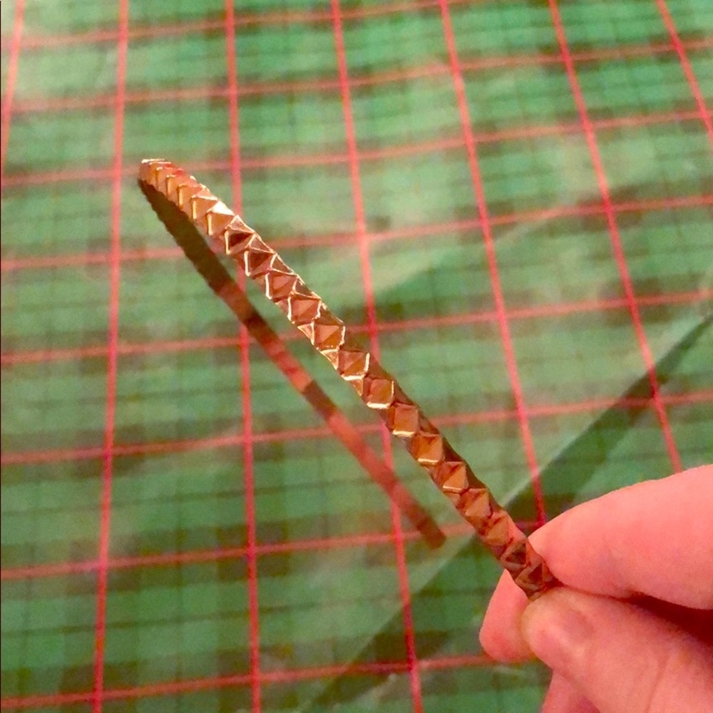 gold headband